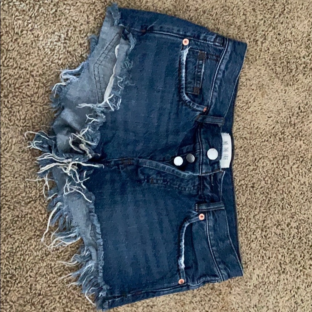 Free people Jean shorts